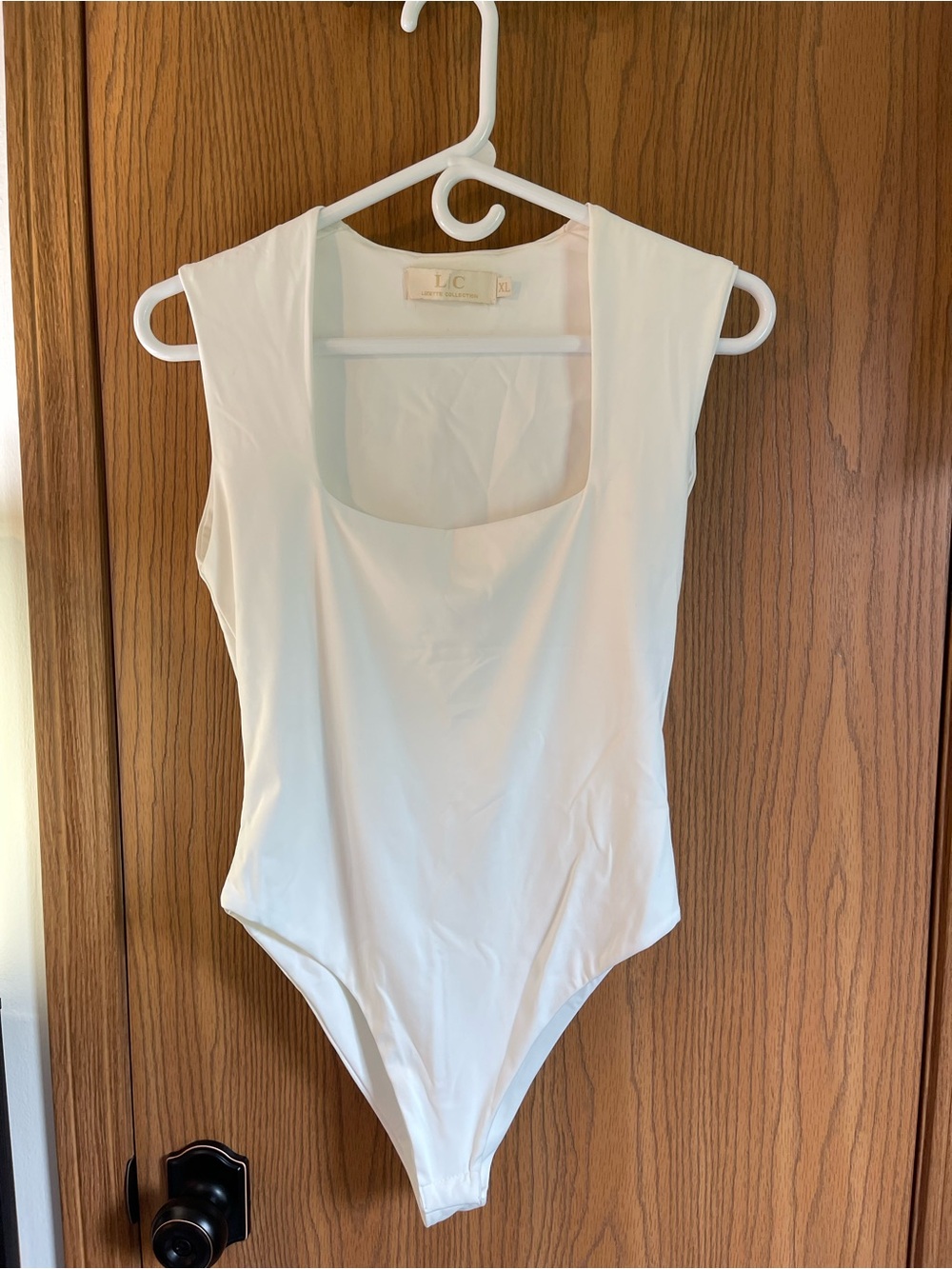 White Women’s One-Piece Bodysuit - XL